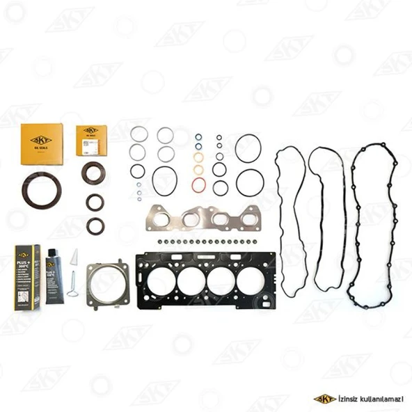 Psa Motor Takım Contası (alt / Ust Full) / (78,50mm) Subap Lastıklı S,k,c Dahıl P206 P207 P307 P308 Part - Skt 4c-036-10 - Resim 1