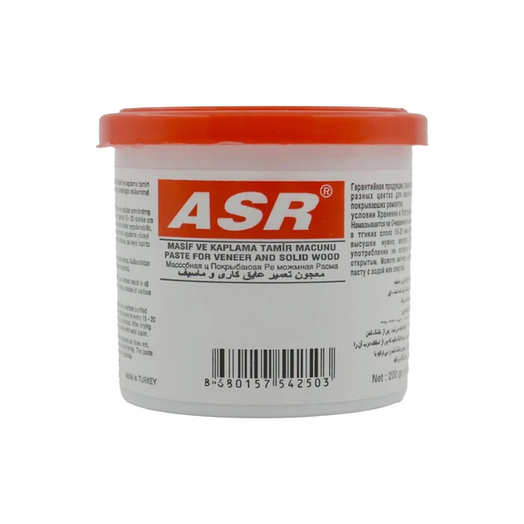 ASR Ahşap Mobilya Masif ve Kaplama Tamir Macunu 200 gr Ceviz ürün görseli