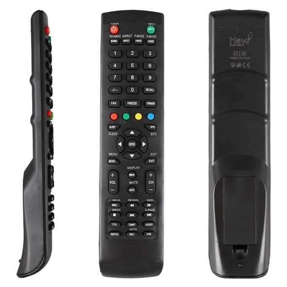 HEY 40196 Vestel Altus Arçeli̇k Beko Arctic Blomberg Uyumlu LCD LED TV Kumanda ürün görseli 1