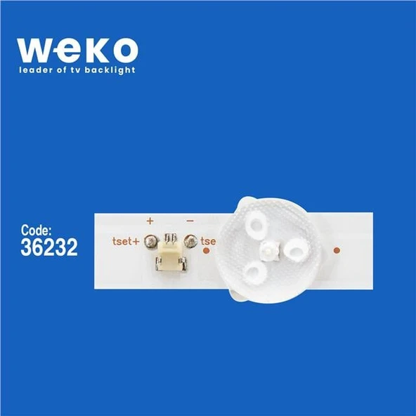 Fuego 32El610andt 32'' İnç 2 Adet Tv Led Bar (Seri 1) ( Tvnizin içindeki led barla aynısı olduğunu görmeden almayınız. Led bar ürünlerinde paket açıldığında iade kabul edilmemektedir. ) - Resim 3