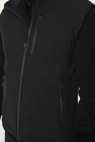 2AS 2ASSMN0807-0900 Samana Softshell Erkek Yelek - Resim 2