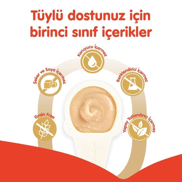 Wanpy Somonlu Kaşık Krema Kedi Ödül Maması 10x16gr - Resim 4