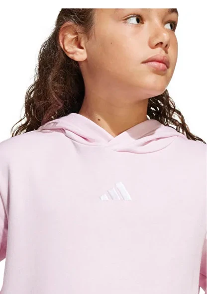 Adidas Pembe Kız Çocuk Sweatshirt JC9773 - Resim 5