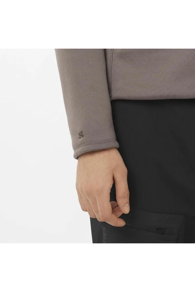 Salomon LC2608700 Outline Warm Fleece Fz M Erkek Polar - Resim 7