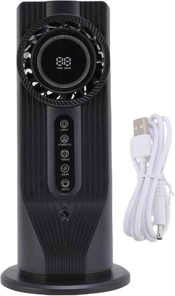 3'ü 1 arada Masaüstü Hava Klima, Hava Soğutucu, Nemlendirici, 100 l, 6 Hızlı, Taşınabilir USB Soğutma Fanı, 6 Saat Zamanlayıcı Fonksiyonlu ürün görseli 1