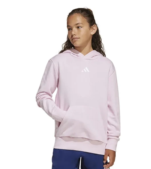 Adidas Pembe Kız Çocuk Sweatshirt JC9773 - Resim 3