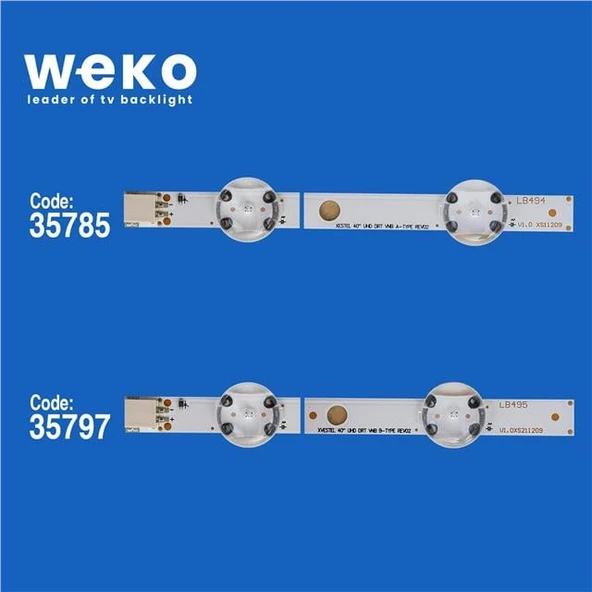 Vestel 40UD8400 40'' İnç 3 Adet Tv Led Bar ( Tvnizin içindeki led barla aynısı olduğunu görmeden almayınız. Led bar ürünlerinde paket açıldığında iade kabul edilmemektedir. ) - Resim 2