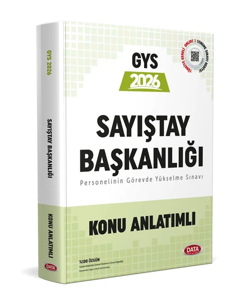 2026 GYS Sayıştay Başkanlığı Konu Anlatımlı Data Yayınları ürün görseli 1
