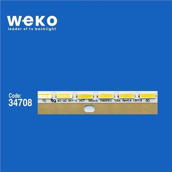 Finlux 50FX650F 50'' İnç 1 Adet Tv Led Bar ( Tvnizin içindeki led barla aynısı olduğunu görmeden almayınız. Led bar ürünlerinde paket açıldığında iade kabul edilmemektedir. ) - Resim 2