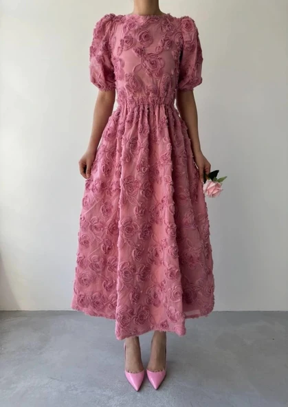 Wear Sırt Bağlama Detaylı Elbise - Resim 2