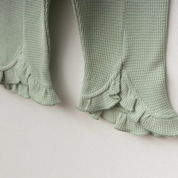 Mini Bloom Fırfırlı Kız Bebek İkili Takım - Resim 3