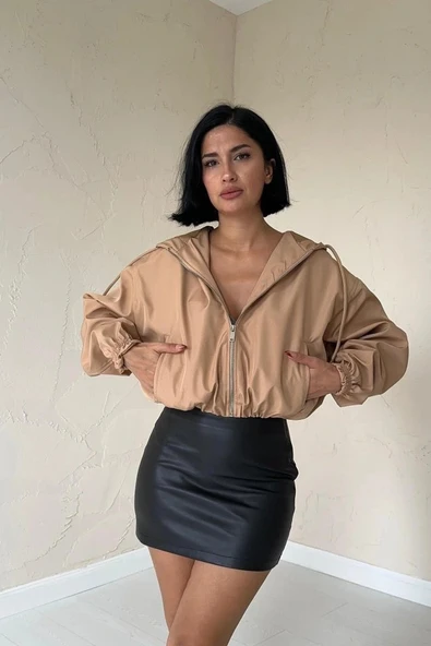 Vizon Kısa Fermuarlı Bomber Ceket ürün görseli 1