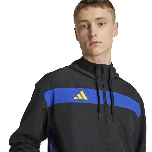 Adidas JX2222 Tiro Es W Hood Erkek Spor Ceket - Resim 4