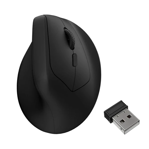 Alfalink M1688 Kablosuz+BT Şarjlı  Ergonomik Dikey Mouse - Resim 6