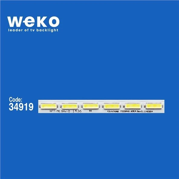 Vestel 42FA5100 42'' İnç 1 Adet Tv Led Bar ( Tvnizin içindeki led barla aynısı olduğunu görmeden almayınız. Led bar ürünlerinde paket açıldığında iade kabul edilmemektedir. ) - Resim 2