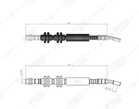 Opel Fren Hortumu On Sol Astra J 10> - Svac 30-0122 ürün görseli