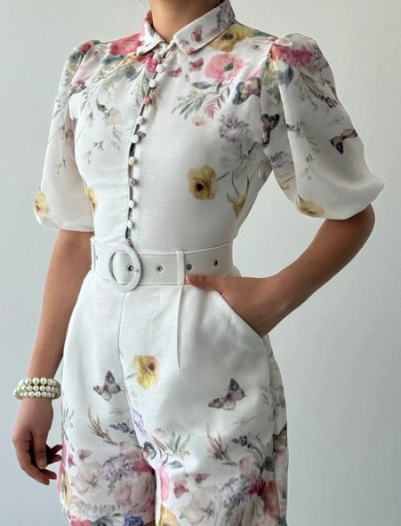 Egan Cep Detaylı Tulum - Resim 8