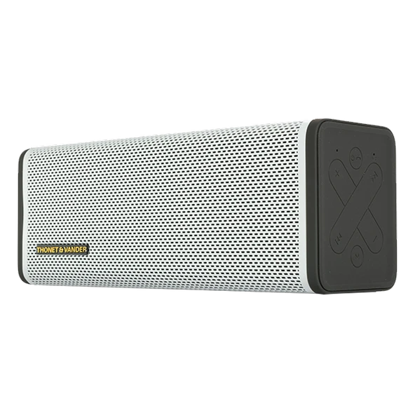 Thonet & Vander Frei Topp 24W RMS Taşınabilir TWS Beyaz Bluetooth Hoparlör HK096-03639 - Resim 3