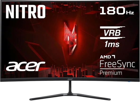 Acer Nitro ED320QR S3 UM.JE0EE.301 31.5" 1 ms Full HD Curved 180 Hz Oyuncu Monitörü ürün görseli