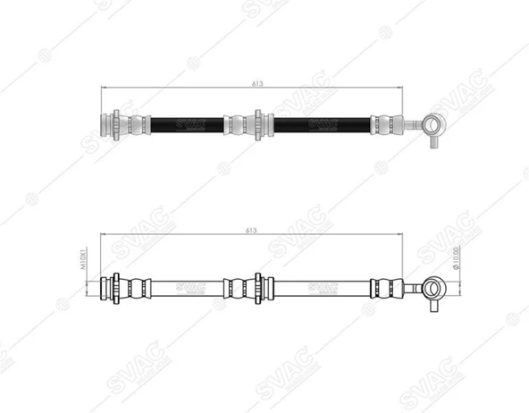 Nissan Fren Hortumu On Sag Nissan Qashqaı 2014-> Renault Kadjar 15-> - Svac 73-0196 ürün görseli