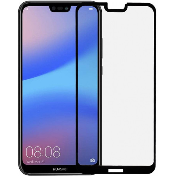 Huawei P20 Lite Ekran Koruyucu Seramik Nano 9D Tam Kaplama