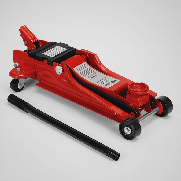 Arabalı Kriko 2.5 Ton Alçak Şase Profil Oto Araç Araba Kaldırma Sabitleme Kollu Vinç Kirko - Resim 5