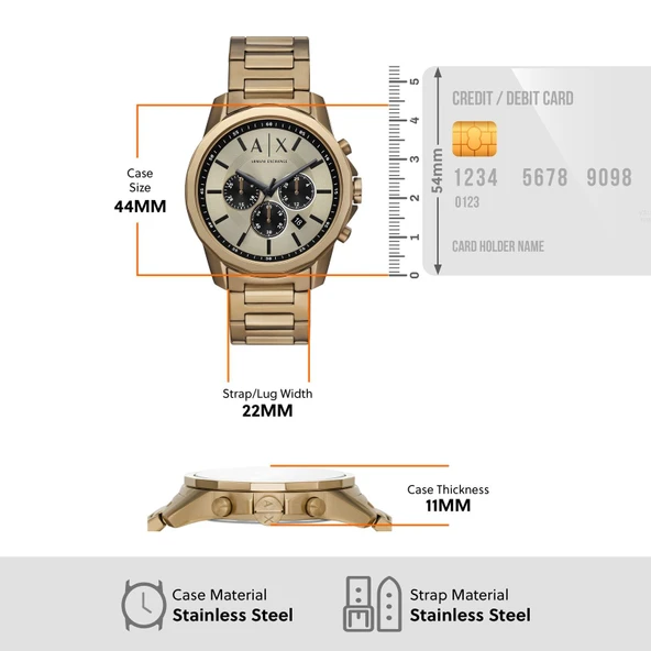 Armani Exchange AX1739 Erkek Kol Saati - Resim 2