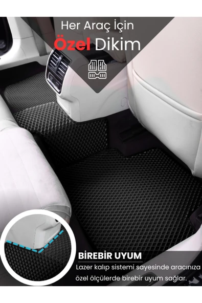 Guerrino TOYOTA-COROLLA-BENZİNLİ-HATCHBACK-(2019-2025) İÇİN EVA FUL PASPAS TAKIMI (METAL TOPUKLUK HARİÇ) - Resim 4