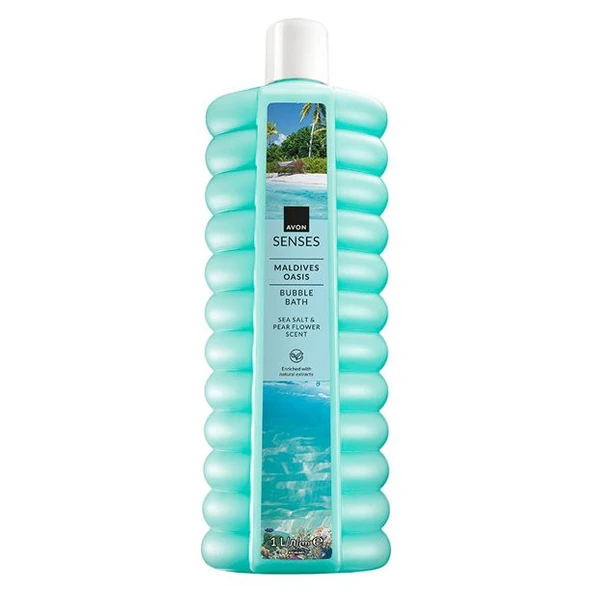 Avon Senses Deniz Tuzu ve Armut Çiçeği Maldives Oasis Banyo Köpüğü 1000 ml ürün görseli 1
