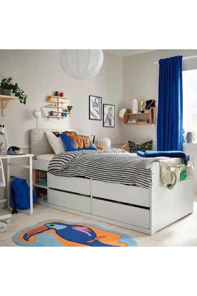 Çocuk halısı, çok renkli, 83x125 cm motifli eğlenceli halı - Resim 4