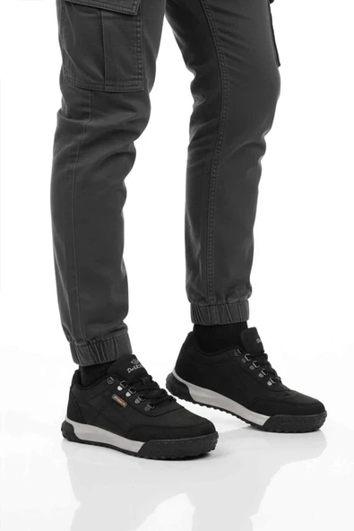 Ayakmod Siyah Beyaz Kaymaz Taban Erkek Outdoor Ayakkabı 05 M ürün görseli