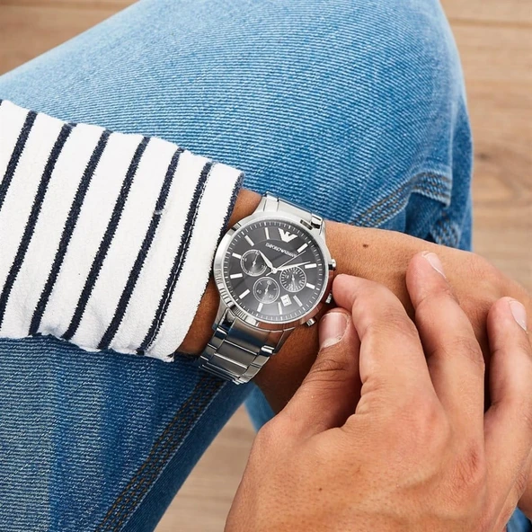 Emporio Armani AR2434 Erkek Kol Saati - Resim 4