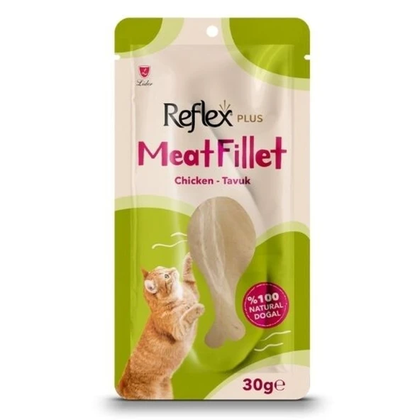Reflex Plus Meat Fillet Tavuk Fileto Kedi Ödülü 30 Gr ürün görseli 1