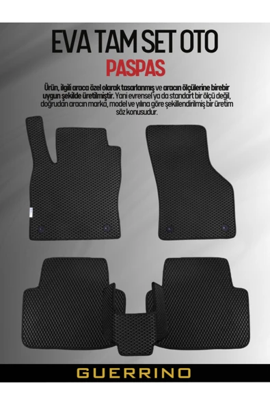 Guerrino OPEL-CROSSLAND-(2020-2025) İÇİN EVA İÇ PASPAS TAKIMI (METAL TOPUKLUK HARİÇ) ürün görseli 1