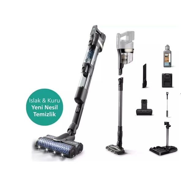 Philips Aqua Trio XW9463/11 Islak Kuru Şarjlı Dikey Süpürge ürün görseli 1