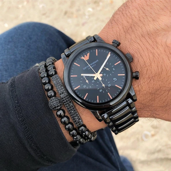 Emporio Armani AR1509 Erkek Kol Saati - Resim 4