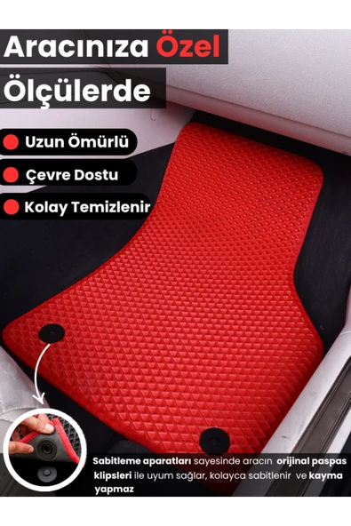 Guerrino HYUNDAİ-GETZ-(2002-2011) İÇİN EVA İÇ PASPAS TAKIMI (METAL TOPUKLUK DAHİL) - Resim 6