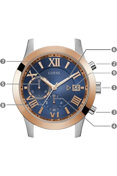 Guess GUW0668G6 Erkek Kol Saati - Resim 2