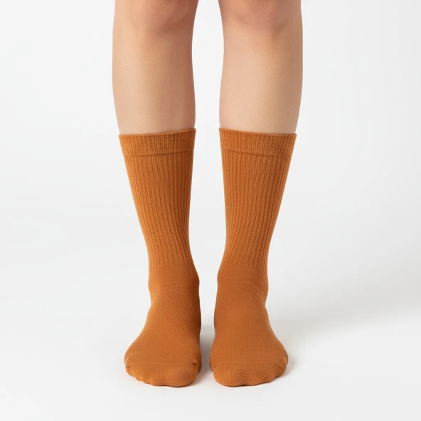 Gost Liria-  5’li Renkli Ribanalı Unisex Soket Çorap - Resim 2