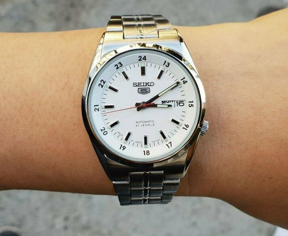 Seiko 5 Japan Otomatik SNK559J1 Erkek Kol Saati - Resim 3