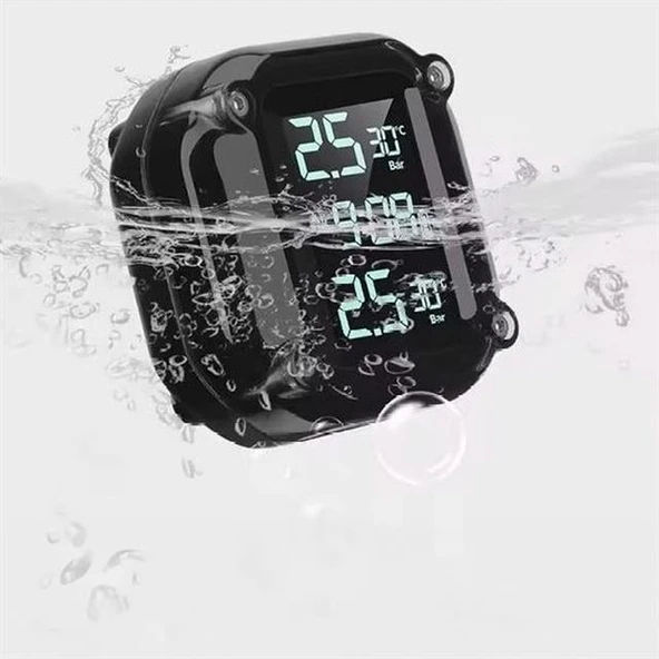 PowerMaster PM-28656 Motosiklet Kablosuz Lastik Basınç ve Sıcaklık İzleme Sistemi (TPMS) - Resim 3