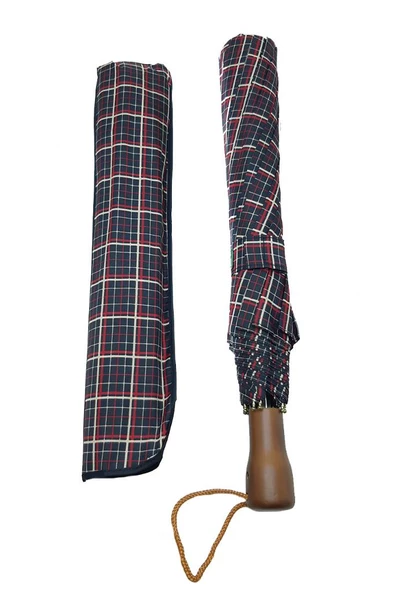 Snotline-April Bayan Şemsiye Otomatik Açılır 10Telli Kapalı Boyut 40 Cm 95 Cm Çap Vizon Ekose - 10