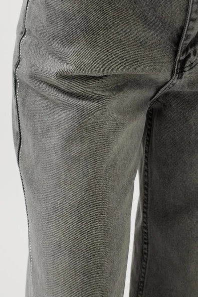 Taş Şerit Detaylı Jean - Resim 4