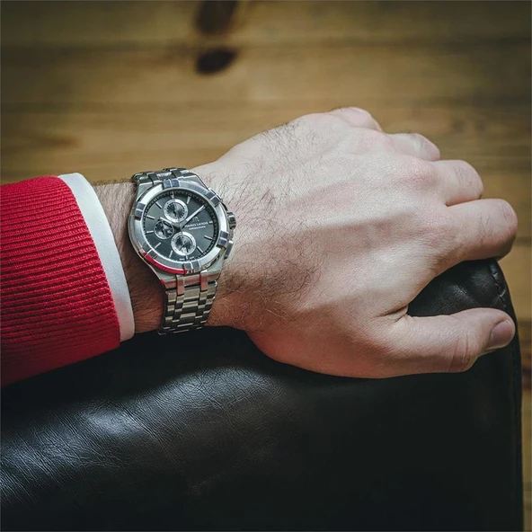 Maurice Lacroix AI1018-SS002-330-1 Erkek Kol Saati - Resim 3