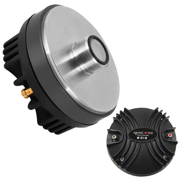 MagicVoice M-51/B 80W RMS 8 Ohm 51mm Profesyonel Hoparlör Tweeter Driver Ünitesi ürün görseli