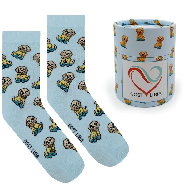 Cute Dog Socks – Desenli Unisex Soket Çorap ürün görseli 1