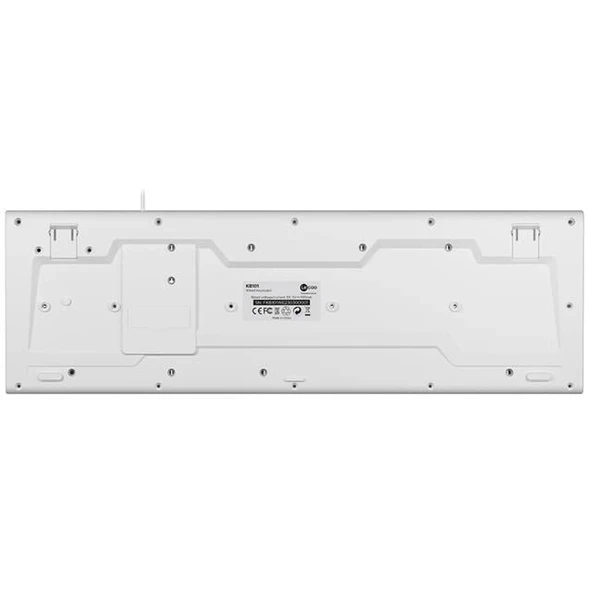 Lenovo Lecoo KB101 USB Kablolu Beyaz TÜRKÇE Q Klavye - Resim 5