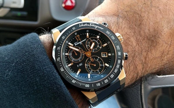 Salvatore Ferragamo F-80 F55LCQ75909S113 Erkek Kol Saati - Resim 3