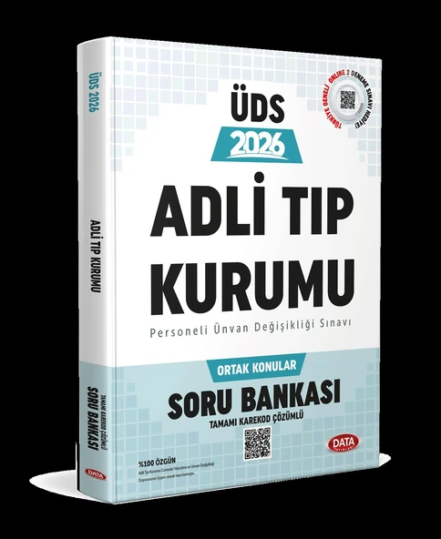 2026 ÜDS Adli Tıp Kurumu Ortak Konular Soru Bankası Data Yayınları ürün görseli 1