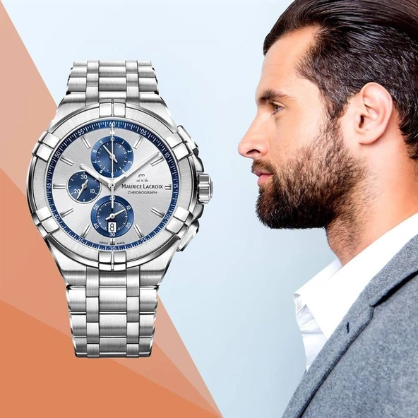 Maurice Lacroix ML-AI1018SS002131-1 - MLAI1018SS002131-1 AI1018S - Resim 3